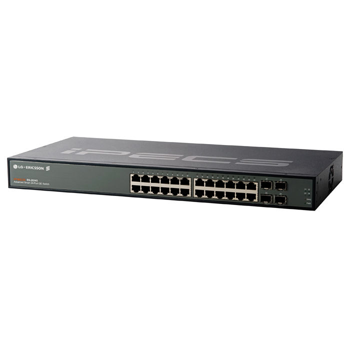 LG ES-2024G network switch Managed L2 Black