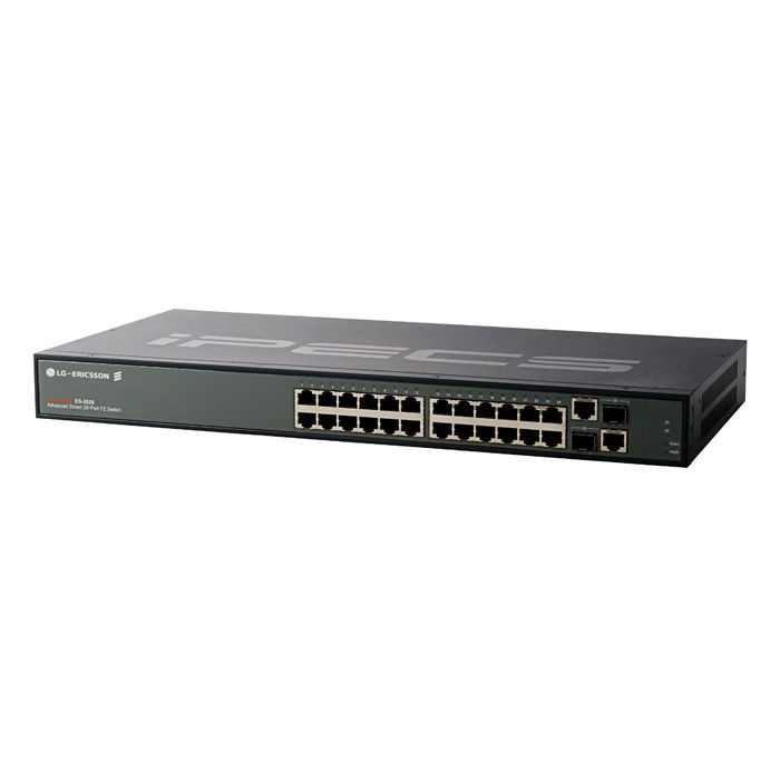LG ES-2026 network switch Managed L2 Black