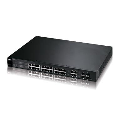 Zyxel GS1500-24P network switch Power over Ethernet (PoE) Black