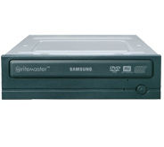 Samsung Super-WriteMaster 18x, Black optical disc drive Internal