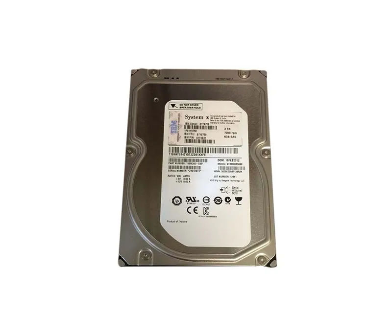 81Y9758 - IBM 3TB 7200RPM SAS 6Gb/s 3.5-in Hard Drive
