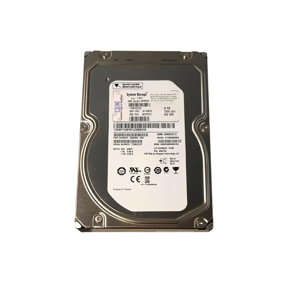 81Y9879 - IBM 3TB 7200RPM SAS 6Gb/s 3.5-inch Hard Drive