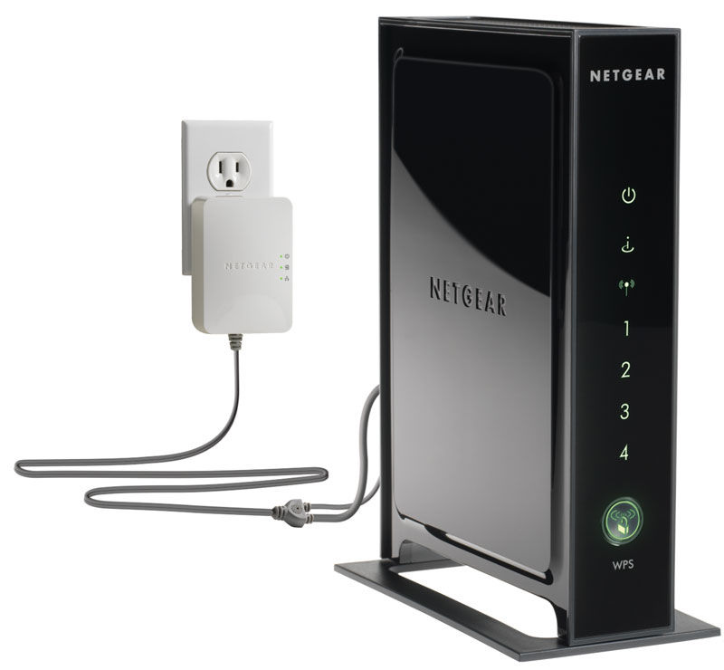 NETGEAR WNXR2000 wireless router Fast Ethernet Black, White