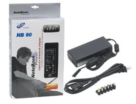 FSP Universal Notebook Adaptor power adapter/inverter 90 W Black