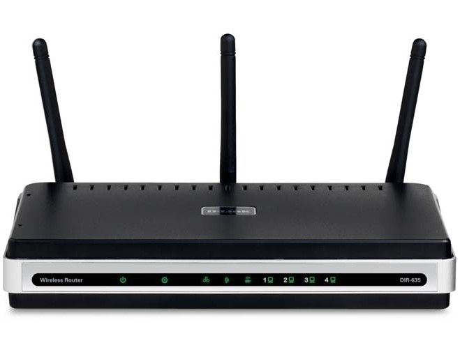 D-Link DIR-635 wireless router Black