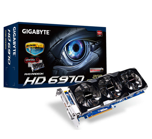 GIGABYTE GV-R697OC-2GD graphics card AMD Radeon HD6970 2 GB GDDR5