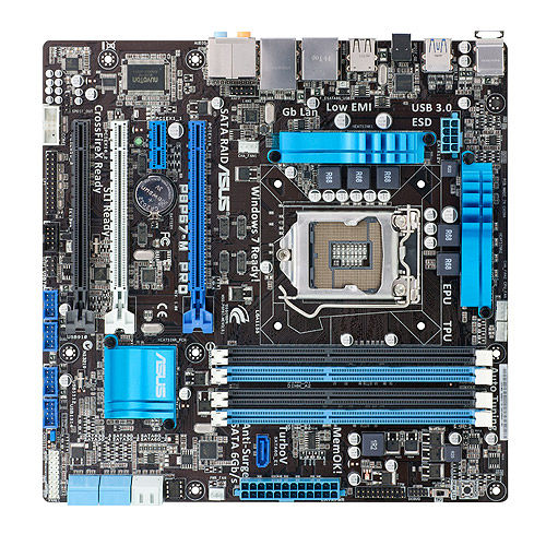 ASUS P8P67-M PRO R3.0 motherboard LGA 1155 (Socket H2) micro ATX