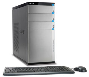 Acer Aspire 910 Intel® Core™ i5 i5-650 8 GB DDR3-SDRAM 1 TB Windows 7 Home Premium Tower PC Black