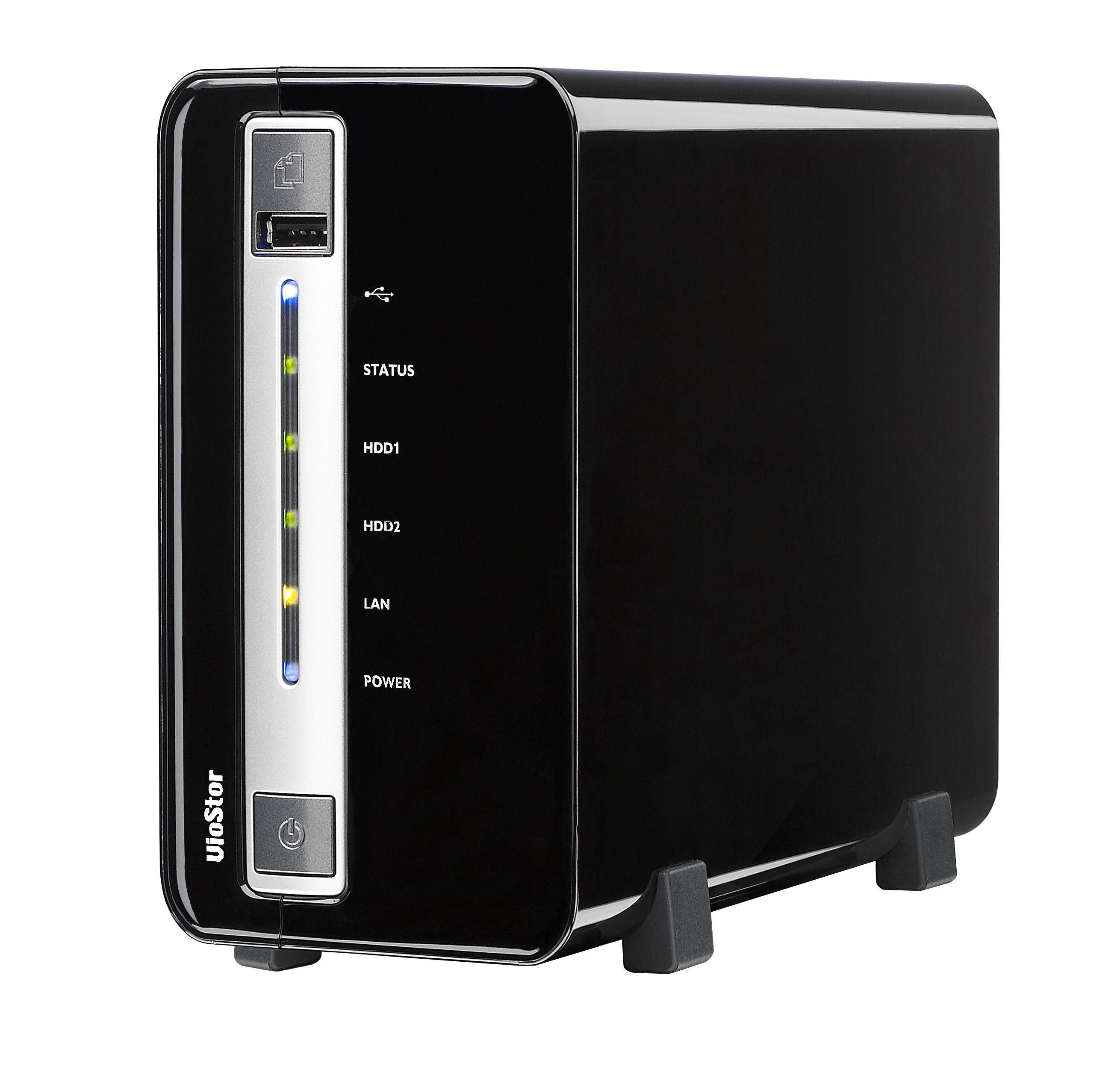 QNAP VS-2004L network video recorder Black