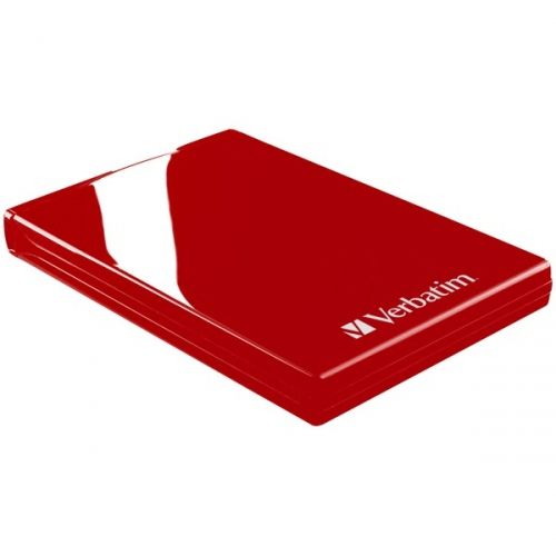 Verbatim 97184 external hard drive 500 GB USB 2.0 Red