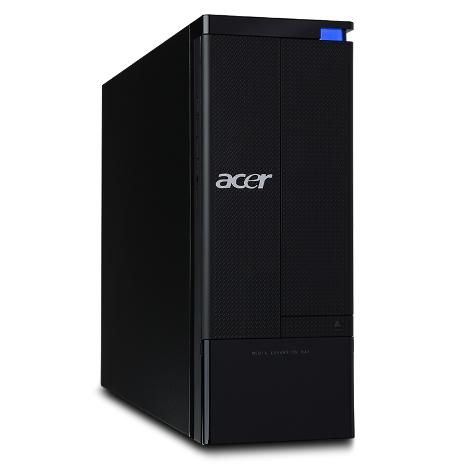 Acer Aspire X1900 Intel® Pentium® E5800 4 GB DDR3-SDRAM 1 TB Intel® GMA X4500 Windows 7 Home Premium Tower PC Black