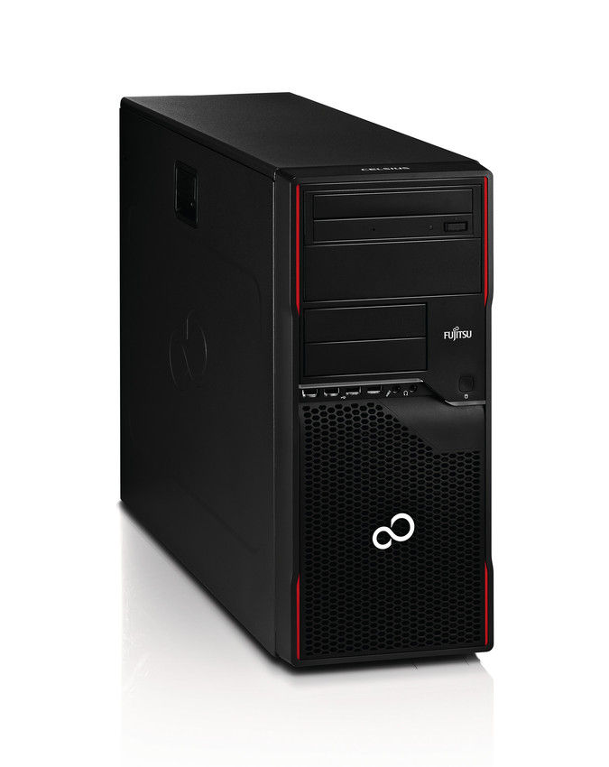 Fujitsu CELSIUS W410 Intel® Core™ i5 i5-2500 4 GB DDR3-SDRAM Windows 7 Professional Minitower Workstation Black