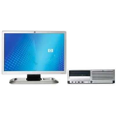 HP Compaq dc7700p Business Desktop PC and L2045w Flat Panel Monitor
