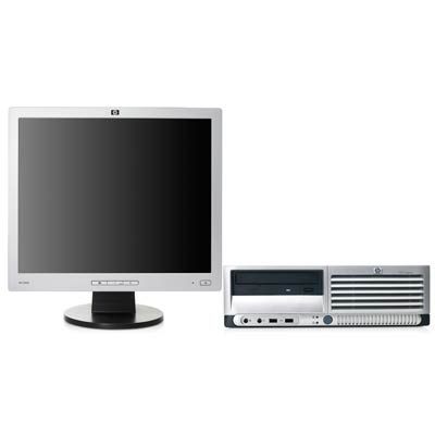 HP Compaq dc7700p Business Desktop PC and L1906 Flat Panel Monitor