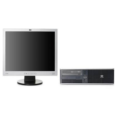 HP Compaq dc5700 PD 925 Small Form Factor PC and L1906 Flat Panel Monitor