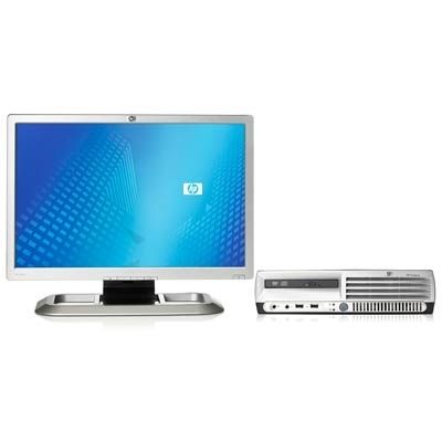 HP Compaq dc7700p Business Desktop PC and L2045w Flat Panel Monitor