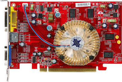 MSI RX1550-TD256E graphics card Radeon X1550 GDDR2