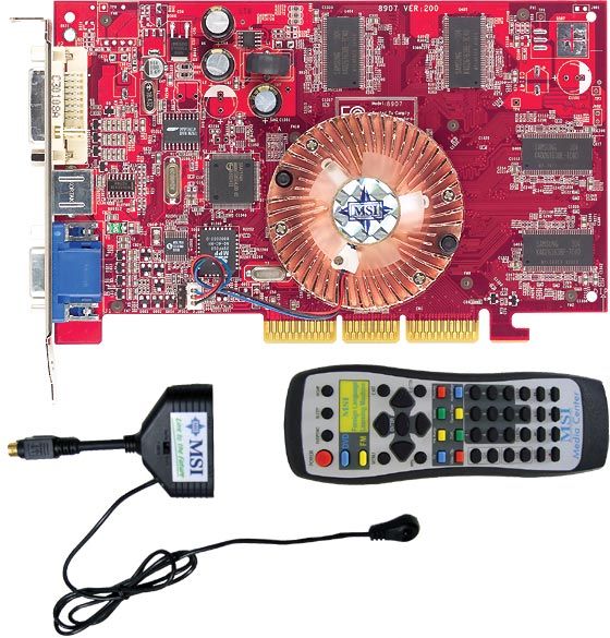 MSI 8907-010R graphics card GeForce FX 5200 GDDR