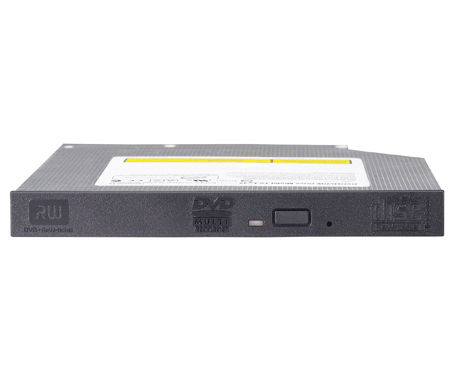 Samsung Slim DVD Writer, Black optical disc drive Internal