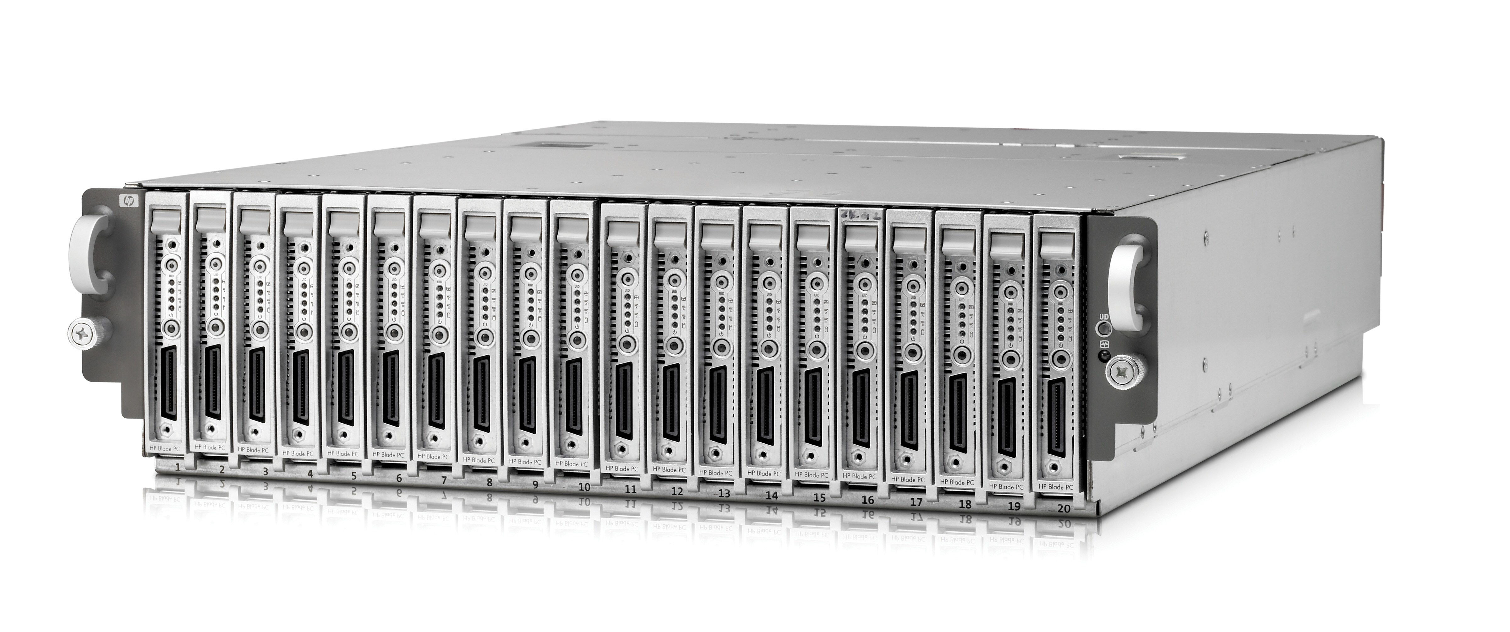 HP BladeSystem PC Blade Enclosure with Switch