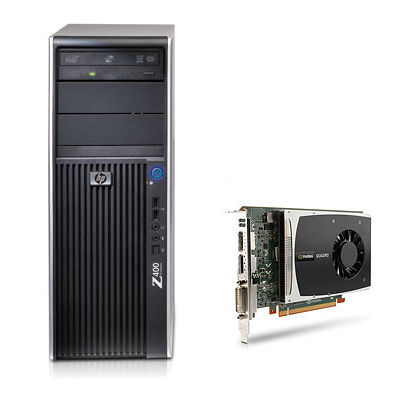 HP Z400 + WS094AA Intel® Xeon® 3000 Sequence W3550 4 GB DDR3-SDRAM Windows 7 Professional Minitower Workstation
