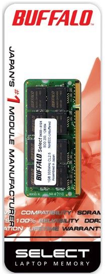 Buffalo Select 2GB memory module DDR2 200-pin SO-DIMM