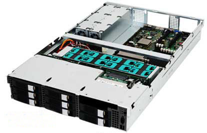 MSI X2-203A8R server barebone Intel® 5000P LGA 771 (Socket J) Rack (2U)