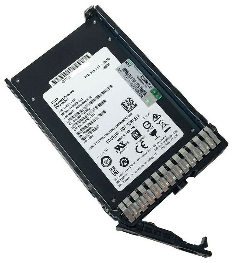 869252-001 - HPE 480GB PCI Express NVMe MLC SFF 2.5" Solid State Drive