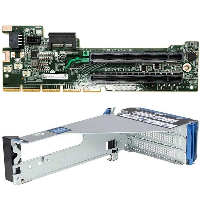 HPE DL38X Gen10 x16 x16 GPU S2/3 FIO Riser Kit