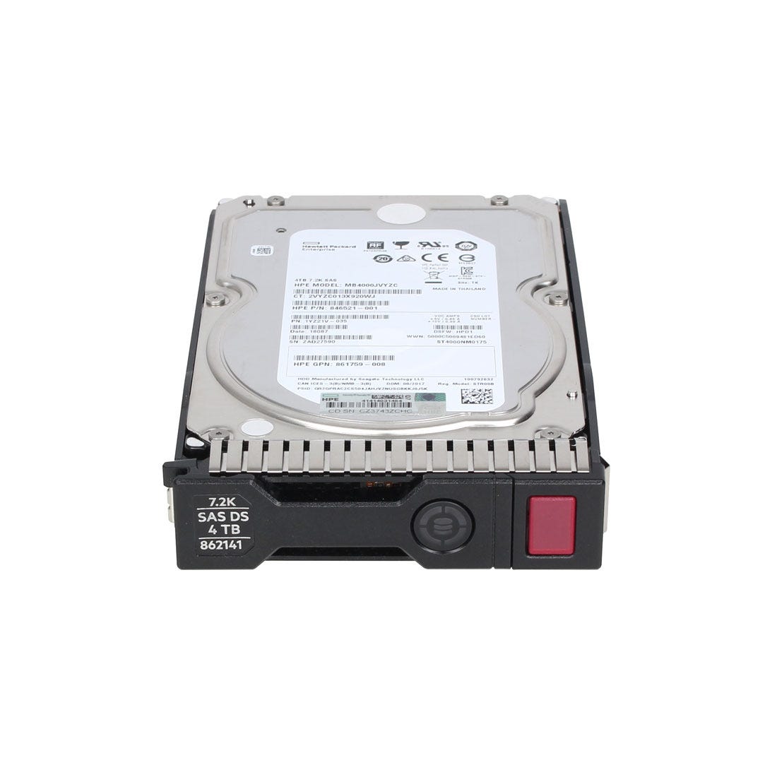 872290-001 - HPE 4TB 7200RPM SAS 12Gb/s 3.5-Inch Hard Drive