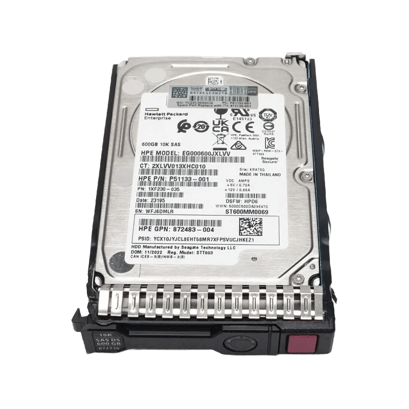 872483-003 - HPE 600GB 10000RPM SAS 2.5-Inch Hard Drive