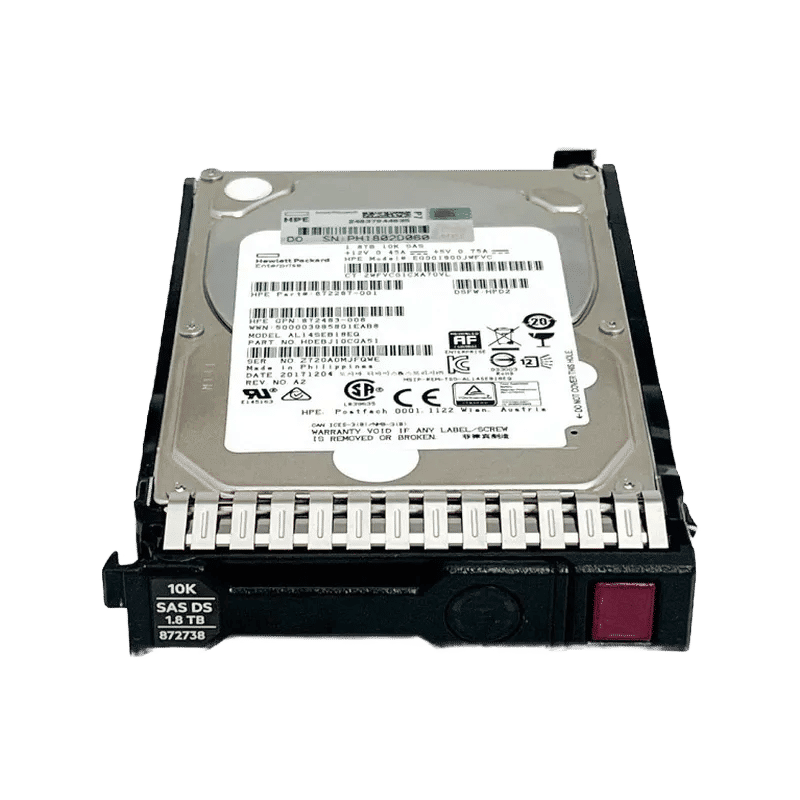 872483-007 - HPE 1.8TB SAS 12Gb/s 2.5-Inch Hard Drive
