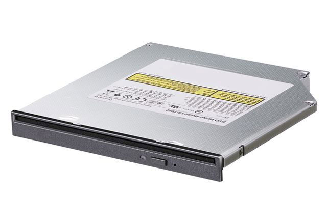 Samsung Slim LightScribe DVD Writer, Black optical disc drive Internal