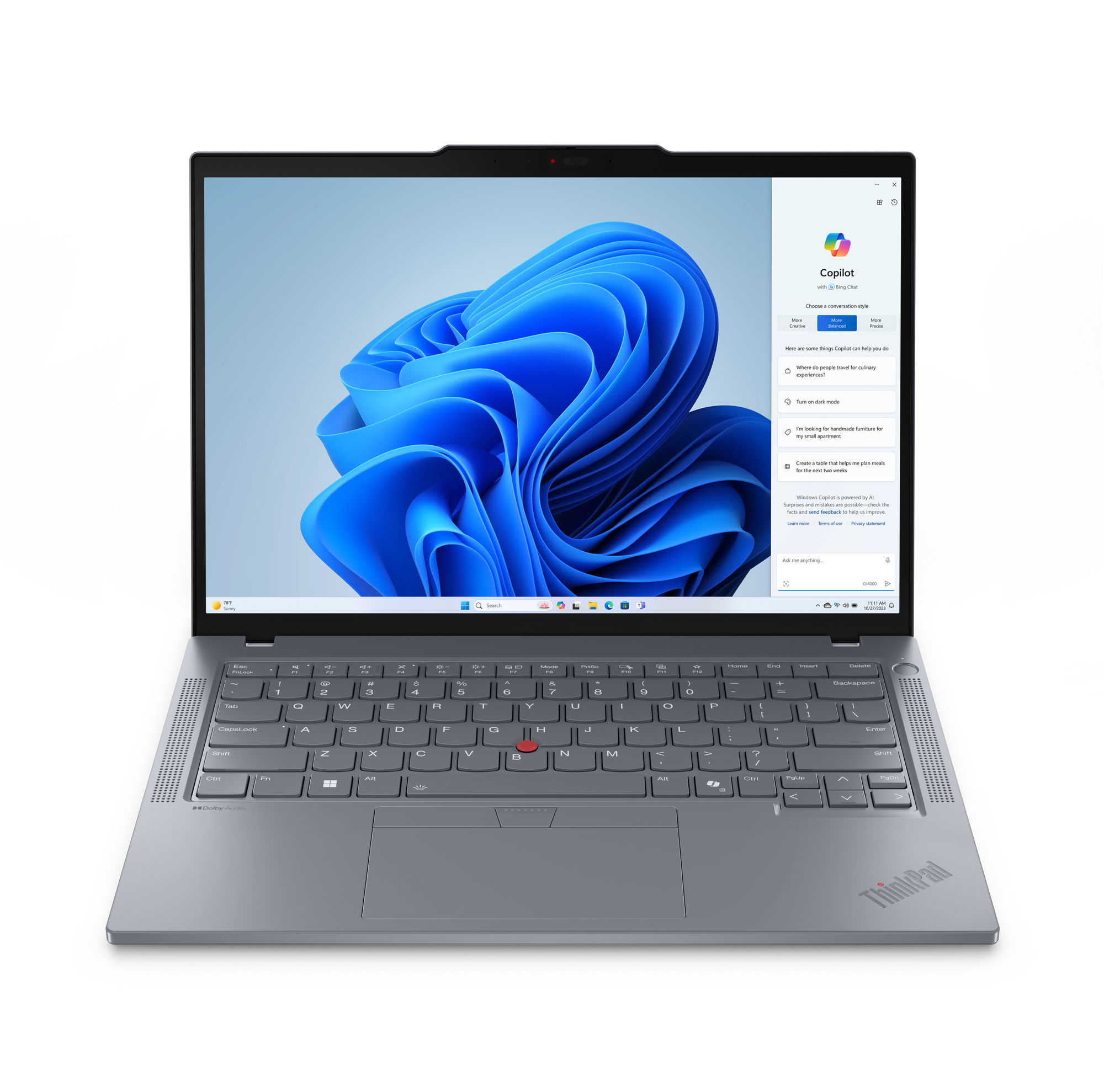 Lenovo ThinkPad T14 Gen 5 (Intel) Intel Core Ultra 5 125U Laptop 35.6 cm (14") Touchscreen WUXGA 16 GB DDR5-SDRAM 512 GB SSD Wi-Fi 6E (802.11ax) Windows 11 Pro English Grey