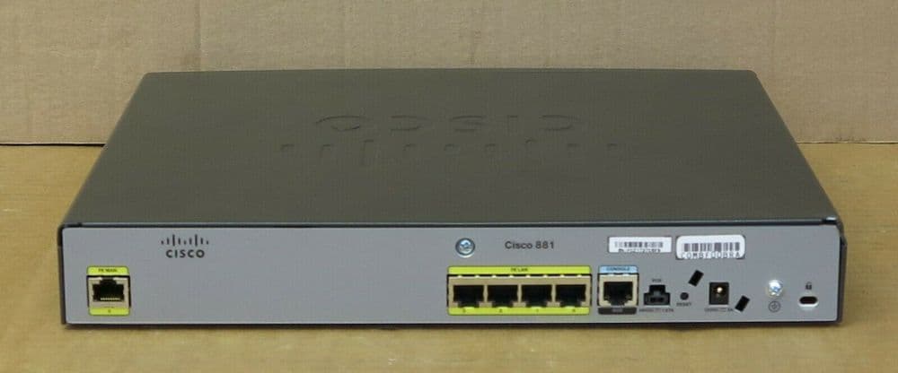 Cisco 881 SEC/K9 Integrated Services Router: Security-Enhanced with Advanced Features