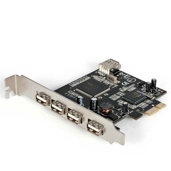 StarTech.com 5 Port PCI Express USB 2.0 Adapter Card