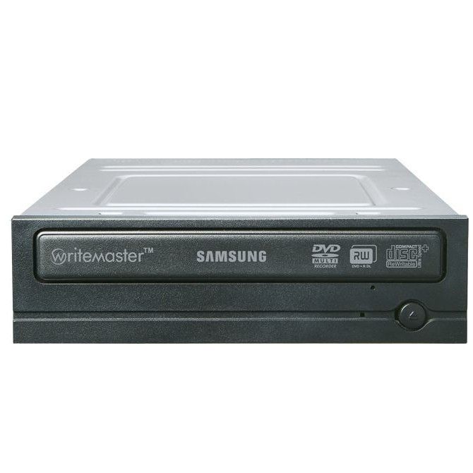 Samsung DVD Writer, Black, 10-pk optical disc drive Internal