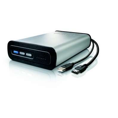 Philips External Hard Disk 500 GB eSATA USB 2.0 external hard drive 7200 RPM 3.5"