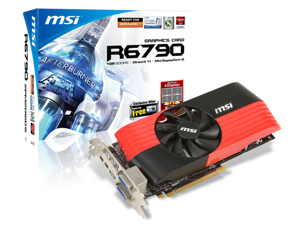 MSI V245-030R graphics card AMD Radeon HD6790 1 GB GDDR5