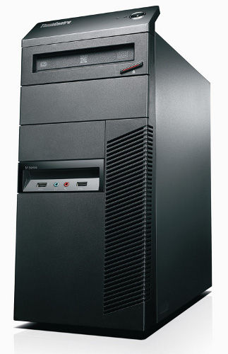 Lenovo ThinkCentre M81 Intel® Core™ i3 i3-2100 2 GB DDR3-SDRAM 320 GB Intel® HD Graphics Windows 7 Professional Tower PC Black