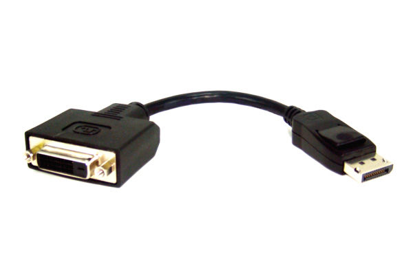 APC 3381 video cable adapter 0.18 m DisplayPort DVI-D Black