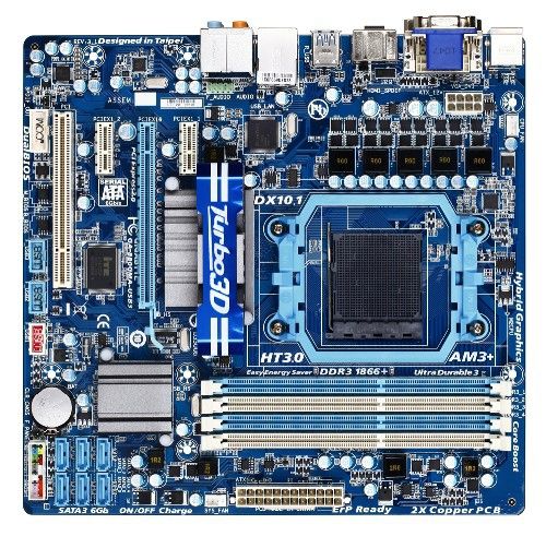 GIGABYTE GA-880GMA-USB3 motherboard AMD 880G Socket AM3+ micro ATX