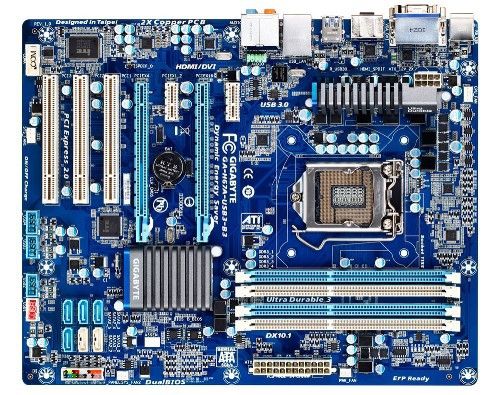 GIGABYTE GA-H67A-USB3-B3 motherboard Intel® H67 LGA 1155 (Socket H2) ATX