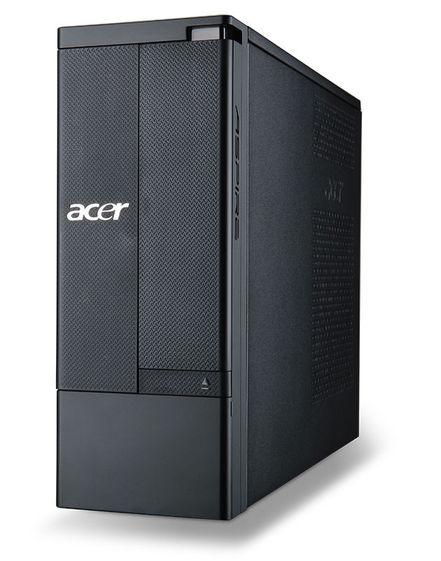 Acer Aspire X1900 Intel® Pentium® E5800 4 GB DDR3-SDRAM 500 GB NVIDIA® nForce 405 Windows 7 Home Premium SFF PC Black