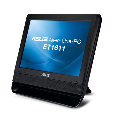 ASUS ET 1611PUT-B0027 All-in-One PC/workstation Intel Atom® D425 39.6 cm (15.6") 1366 x 768 pixels Touchscreen 2 GB DDR3-SDRAM 250 GB Windows 7 Home Premium Black