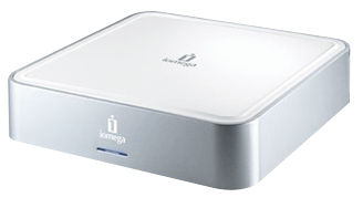 Iomega MiniMax Desktop Hard Drive, FireWire 800/USB 2.0 external hard drive 2 TB Silver, White