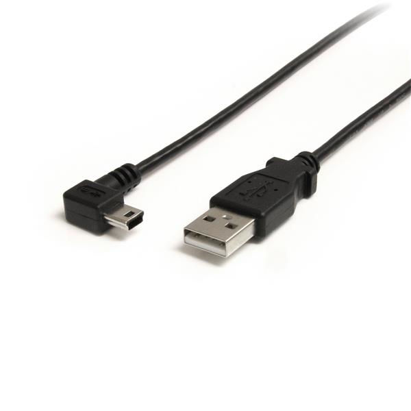 StarTech.com 6 ft Mini USB Cable - A to Right Angle Mini B