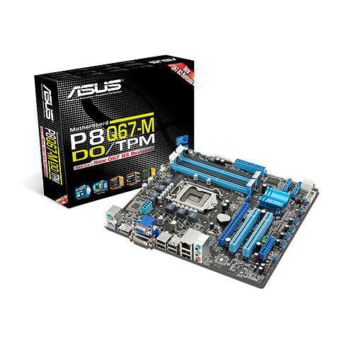 ASUS P8Q67-M DO/TPM Intel Q67 LGA 1155 (Socket H2) micro ATX