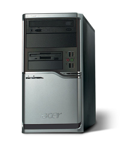 Acer Power AcerPower FH Intel® Celeron® 0.5 GB DDR2-SDRAM 160 GB Intel® GMA 3000 Windows XP Home Edition Tower PC