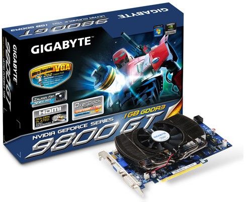 GIGABYTE GV-N98TOC-1GI (rev. 2.0) NVIDIA GeForce 9800 GT 1 GB GDDR3